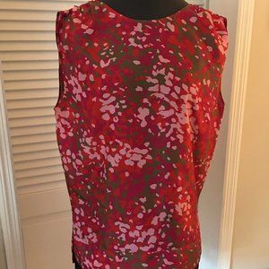 Stella McCartney Pink Camo Sleeveless Blouse